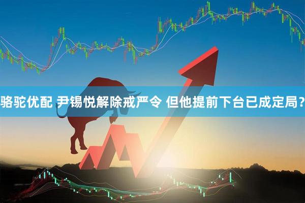 骆驼优配 尹锡悦解除戒严令 但他提前下台已成定局？